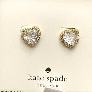 KATE SPADE • My Love Heart Stud Earrings